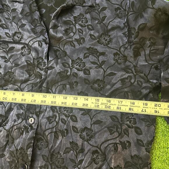 Vintage N Touch Floral Button-Up Shirt - Picture 3 of 5